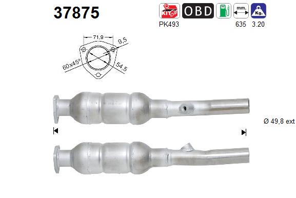 Catalytic Converter (In the middle)  Art. 37875