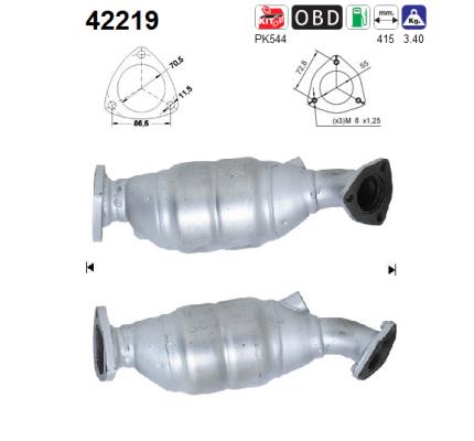 Catalytic Converter (In front)  Art. 42219