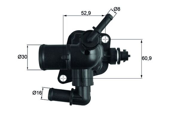 Thermostat, coolant  Art. TI25188D