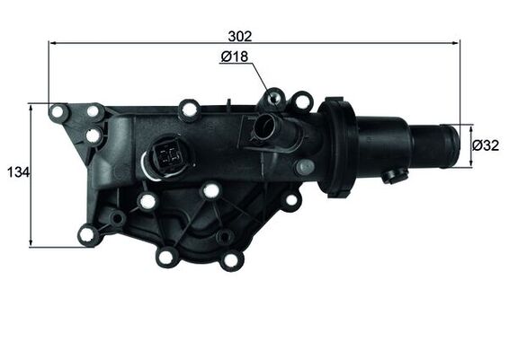 Thermostat, coolant  Art. TH6089