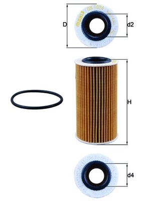 Oil Filter  Art. OX1076D