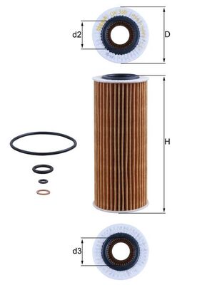 Oil Filter  Art. OX368D1