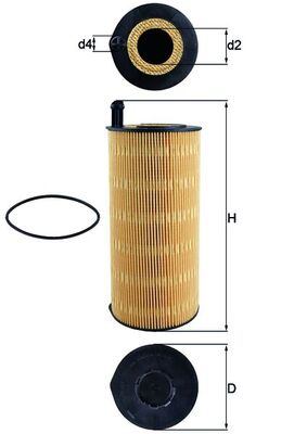 Oil Filter  (300)  Art. OX4239D