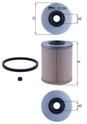 Fuel Filter  Art. KX206D