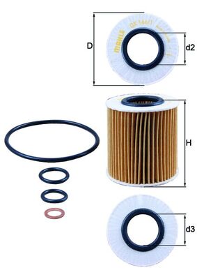 Oil Filter  Art. OX1661D