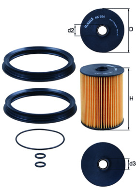 Fuel Filter  Art. KX504D