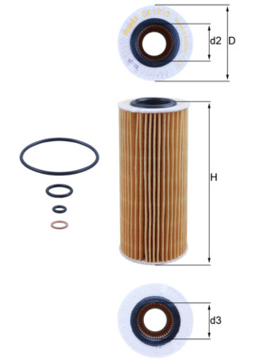 Oil Filter  Art. OX1773D