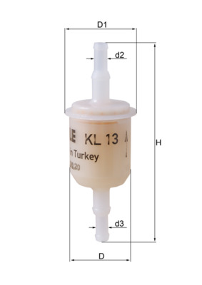 Fuel Filter  Art. KL13OF