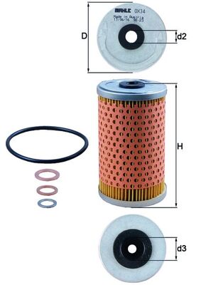 Oil Filter  Art. OX34D