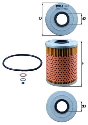 Oil Filter  Art. OX68D