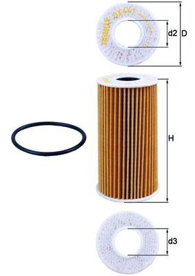 Oil Filter  Art. OX441D