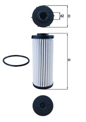 Hydraulic Filter, automatic transmission (Dual clutch transmission)  Art. HX139D