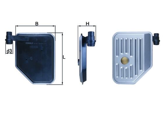 Hydraulic Filter, automatic transmission (Filter input)  Art. HX156