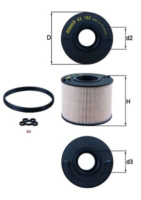 Fuel Filter  Art. KX192D