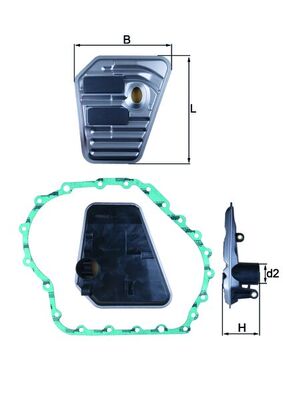 Hydraulic Filter, automatic transmission (01J)  Art. HX167D