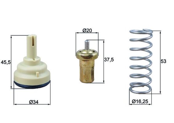 Thermostat, coolant  Art. TX181105D