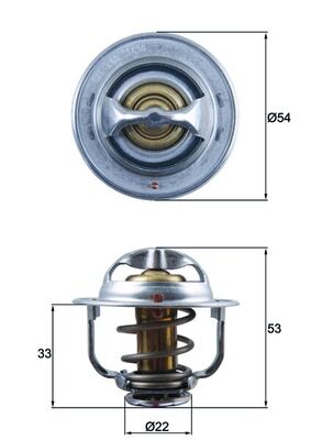 Thermostat, coolant  Art. TX17989D