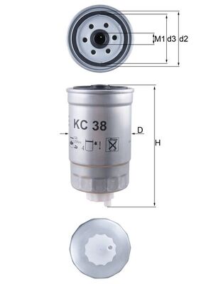 Fuel Filter  Art. KC38