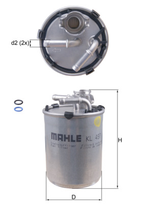 Fuel Filter  Art. KL497D