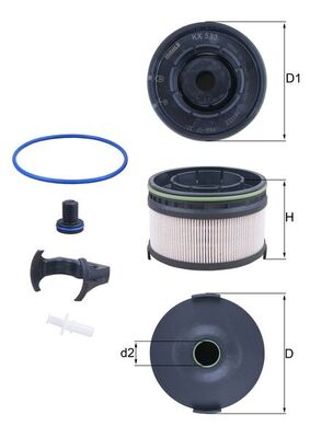 Fuel Filter  Art. KX533KIT