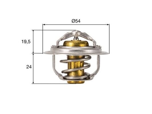 Thermostat, coolant (Front axle)  Art. TX21282D