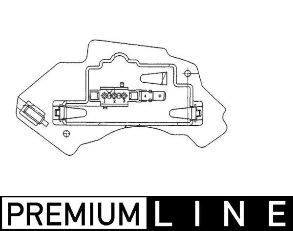 Regulator, interior blower  Art. ABR28000P