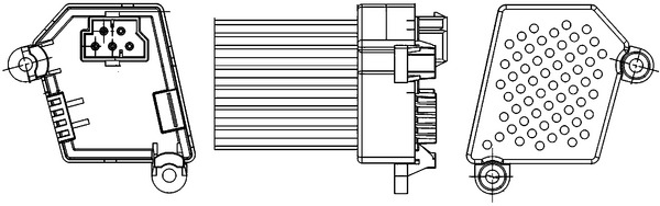 Regulator, interior blower  Art. ABR33000S