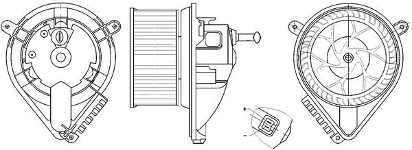 Interior Blower  Art. AB271000S