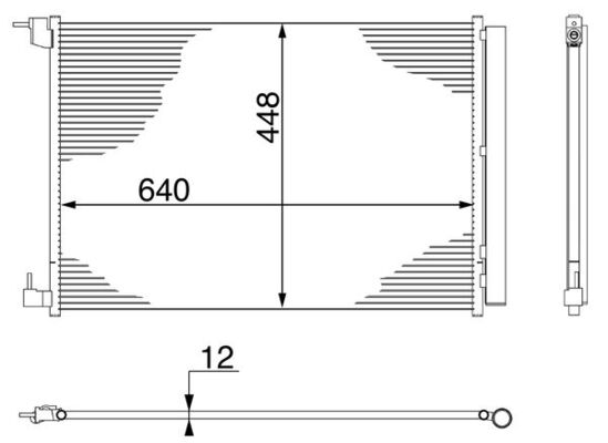 Condenser, air conditioning  Art. AC412000S