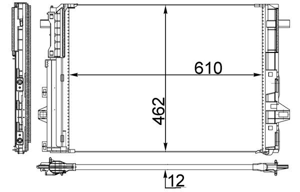 Condenser, air conditioning  Art. AC446000S