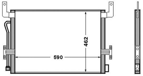 Condenser, air conditioning  (Double cloth)  Art. AC524000S