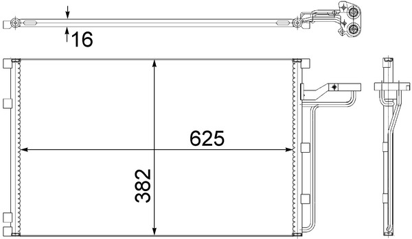 Condenser, air conditioning  Art. AC551001S