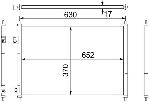 Condenser, air conditioning  Art. AC755000S