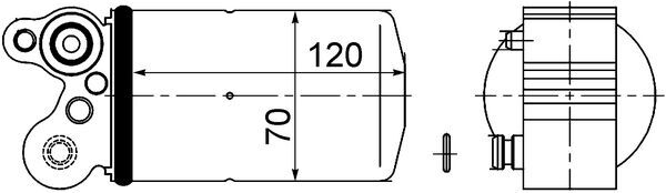 Dryer, air conditioning (R 134a)  Art. AD101000S