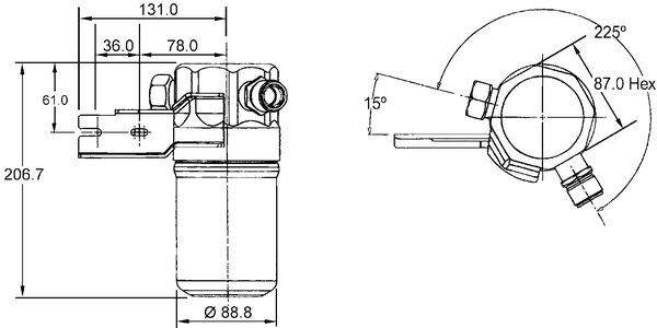 Dryer, air conditioning (Double cloth)  Art. AD42000S