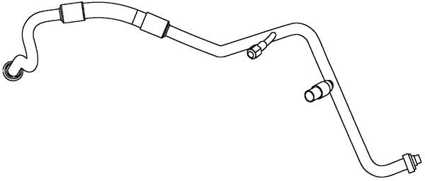 High-/Low Pressure Line, air conditioning (for vehicles without electric auxiliary heater)  Art. AP103000P