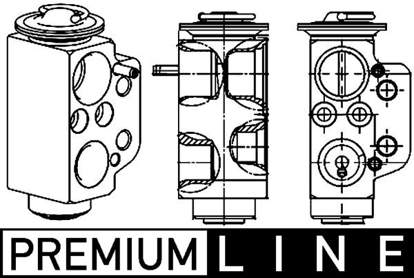 Expansion Valve, air conditioning (134)  Art. AVE71000P