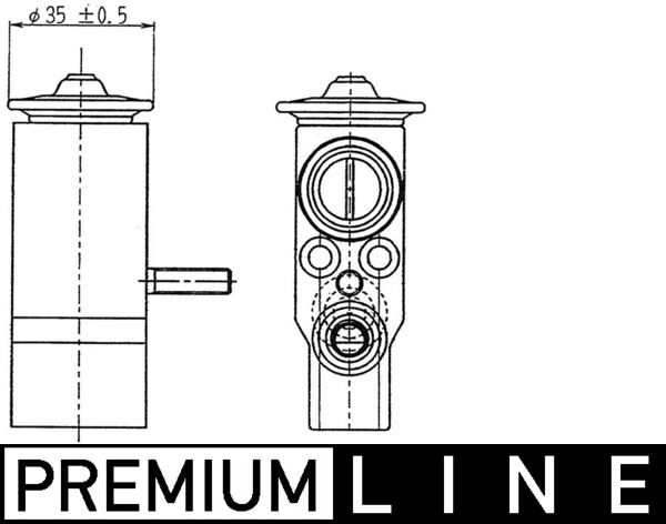 Expansion Valve, air conditioning (Double cloth)  Art. AVE89000P