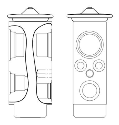 Expansion Valve, air conditioning (Double cloth)  Art. AVE9000S