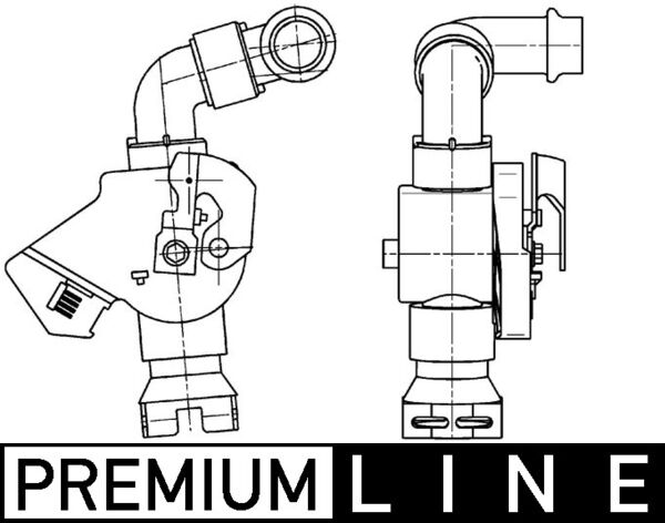 Coolant control valve (produced by BEHR)  Art. AVS6000P