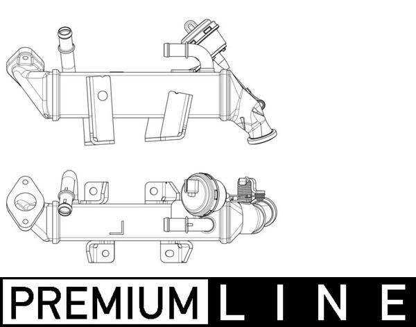 Cooler, exhaust gas recirculation  Art. CE19000P