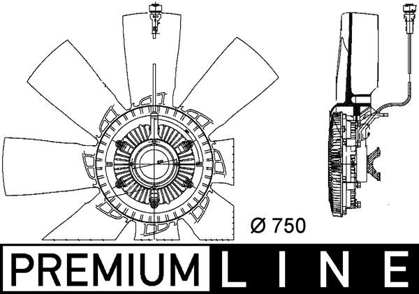 Fan, engine cooling  Art. CFF457000P