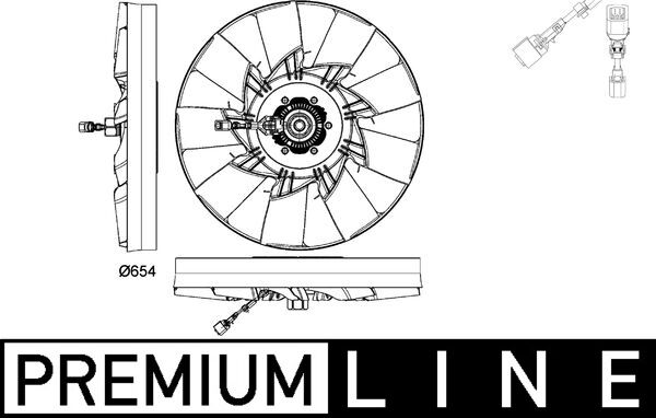 Fan, engine cooling  Art. CFF478000P