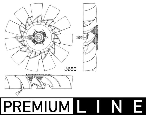 Fan, engine cooling  Art. CFF507000P