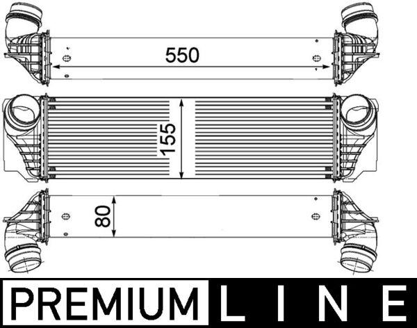 Charge Air Cooler  Art. CI183000P