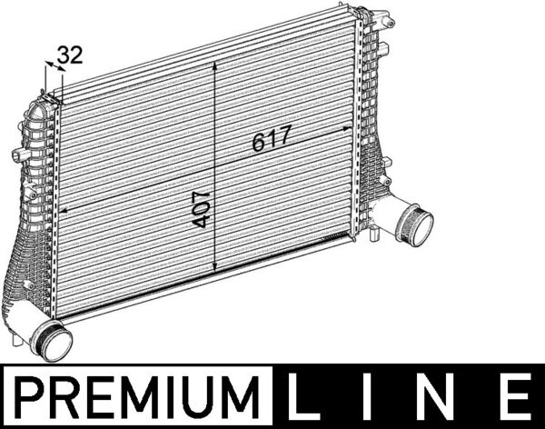 Charge Air Cooler (Double cloth)  Art. CI207000P