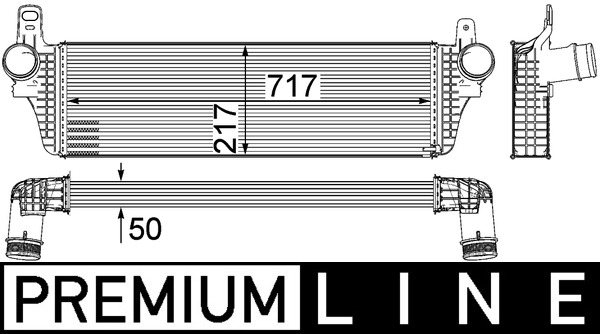 Charge Air Cooler (717)  Art. CI242000P