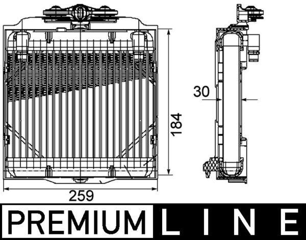 Oil Cooler, automatic transmission  Art. CLC102000P