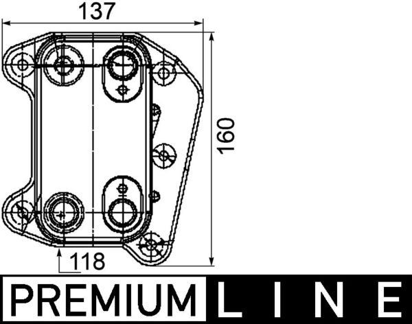 Oil Cooler, engine oil  Art. CLC105000P