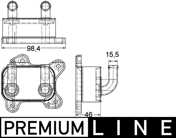 Oil Cooler, engine oil  Art. CLC168000P